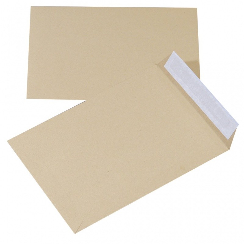 ENVELOPE PEEL AND SEAL B4 250 x 353 MM 10 pcs.BROWN